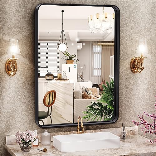 Hasipu 24x20 Inch Wall Mirror for Bathroom