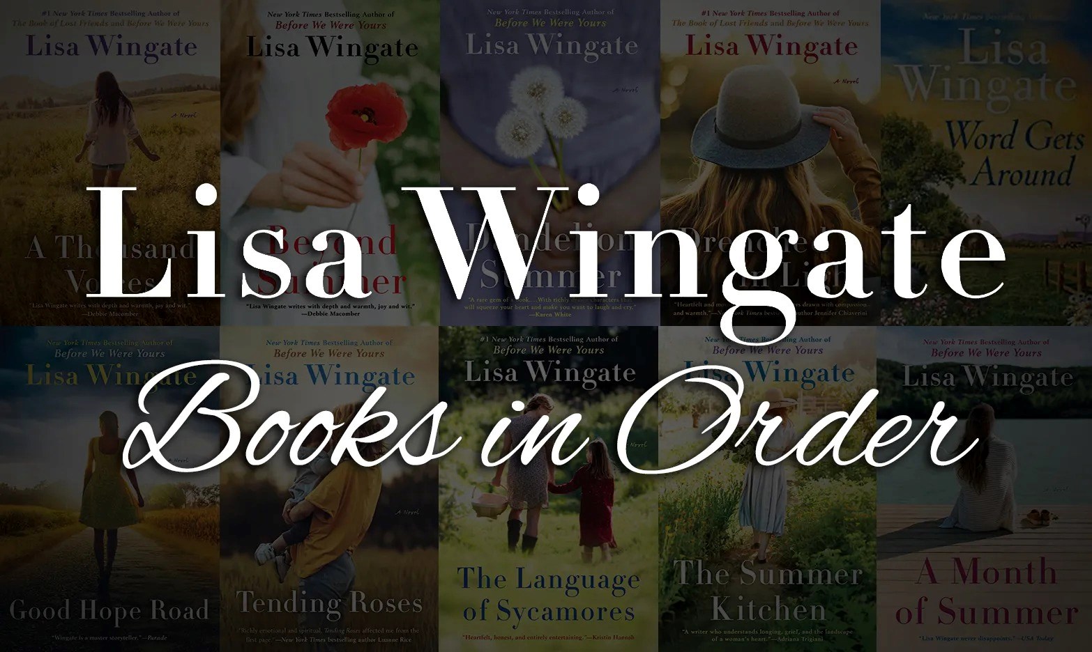 8 Amazing Lisa Wingate Kindle Books for 2024