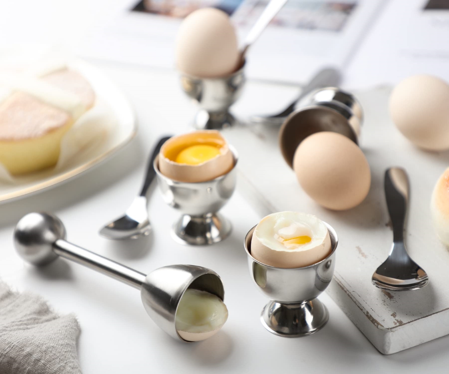 Boiled Egg Holder Durable Egg Cooker Penguin Shaped Steamer Storage  Organizer Rotate Boiled Eggs Cooker Kitchen