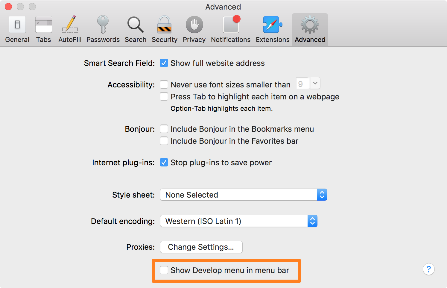 Add More Features By Turning On Safari’s Develop Menu