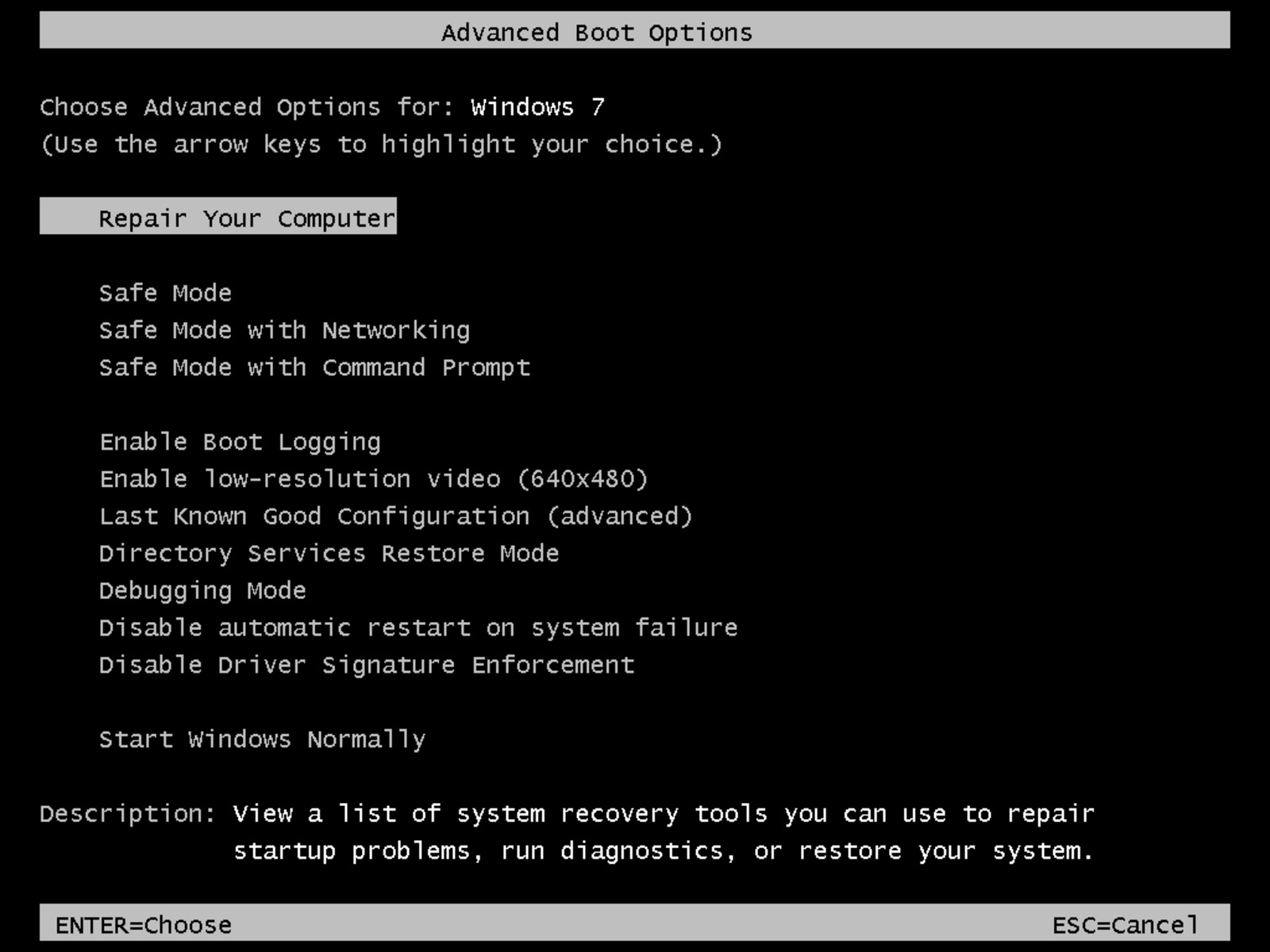 Windows bad config. F8 меню загрузки. Загрузочное меню Windows. Загрузочное меню Windows 7. Меню загрузки виндовс.