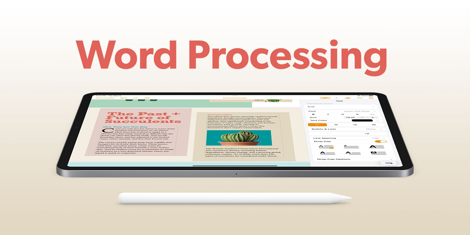 Can You Do Word Processing On The IPad?