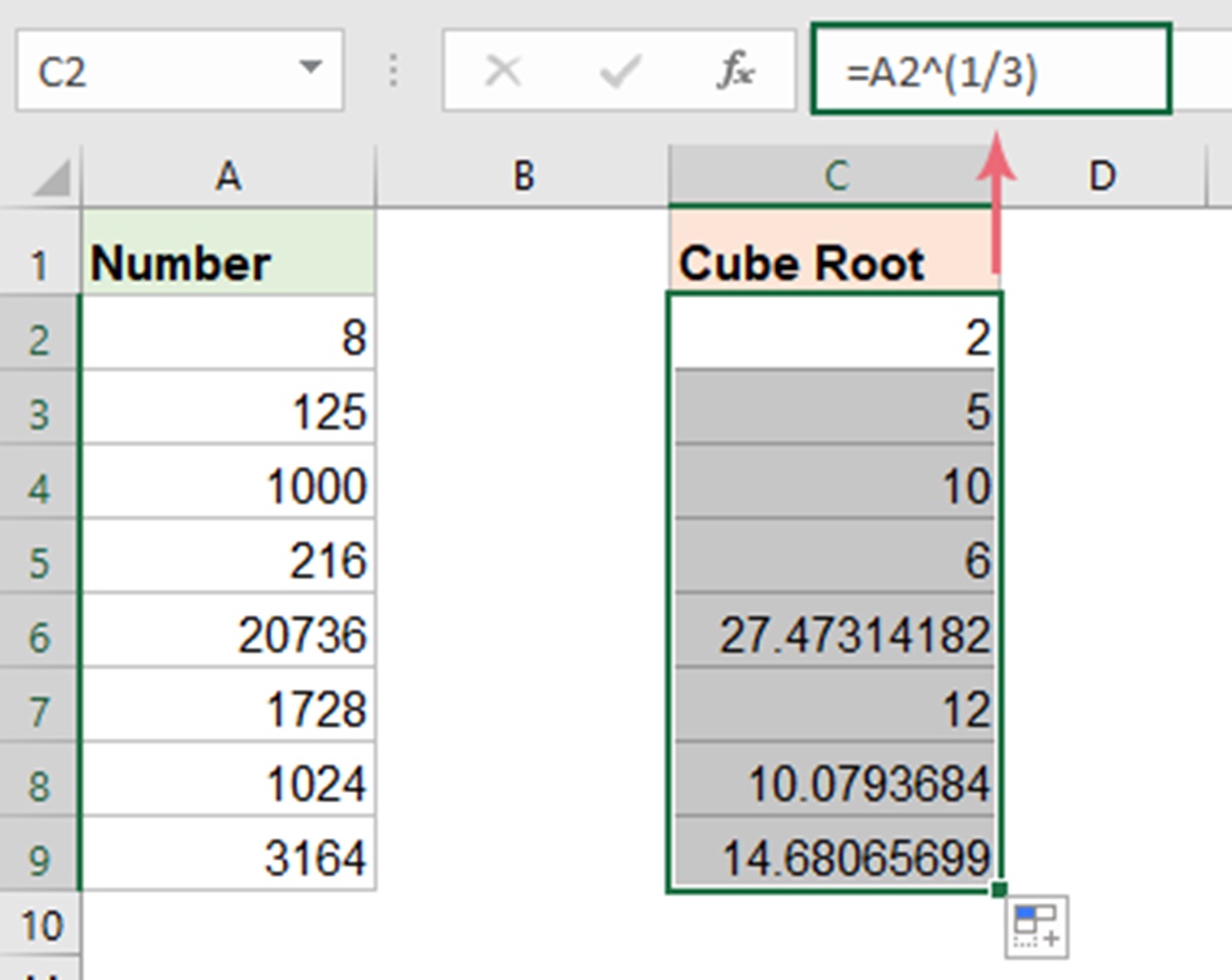 finding-squares-roots-cube-roots-and-nth-roots-in-excel