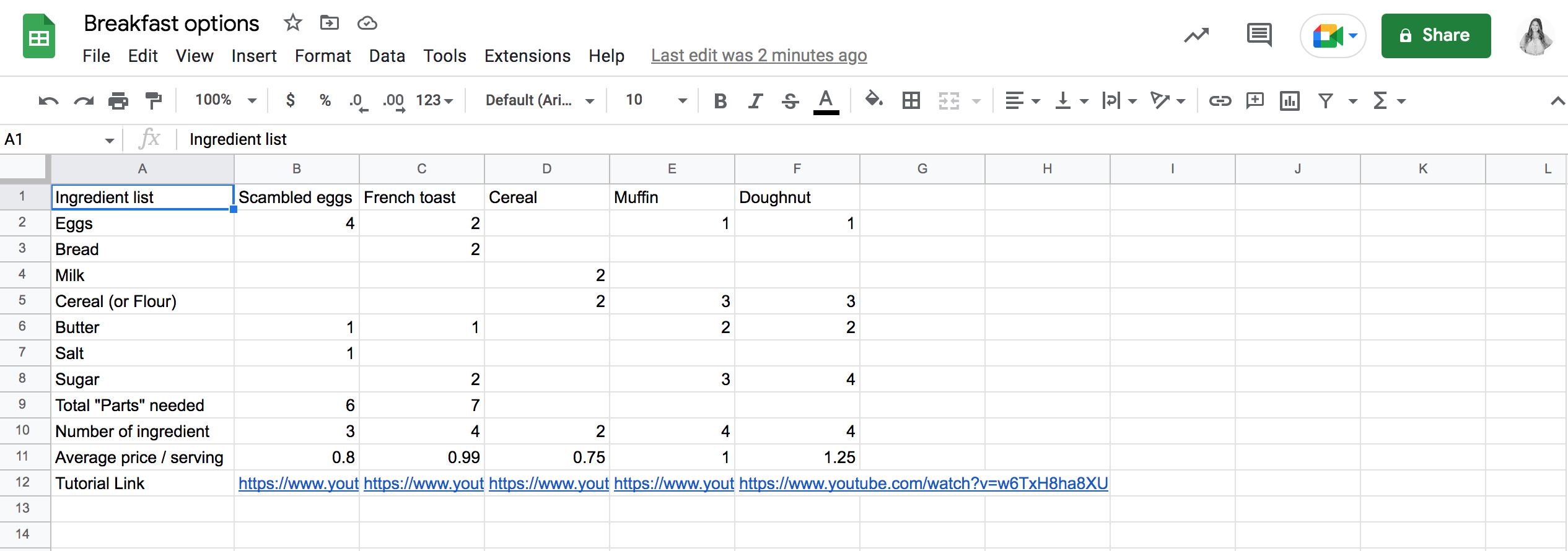 Google Sheets Formula Tutorial