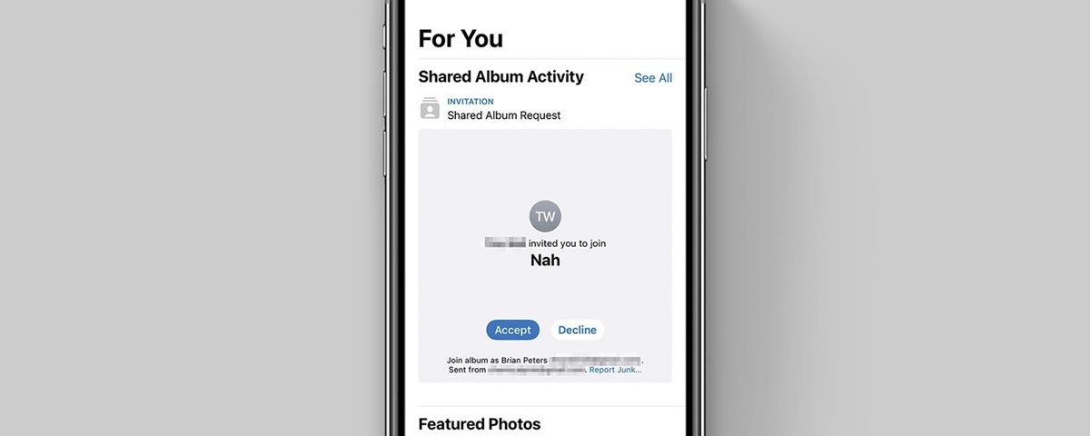 How To Accept A Shared Album Invite On iPhone