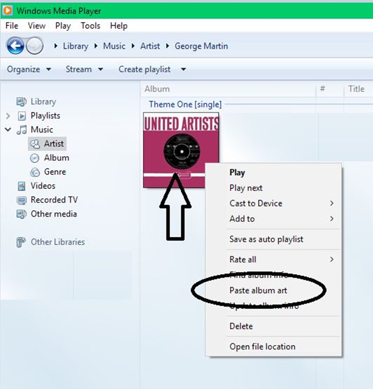 How To Add Album Art In Windows Media Player