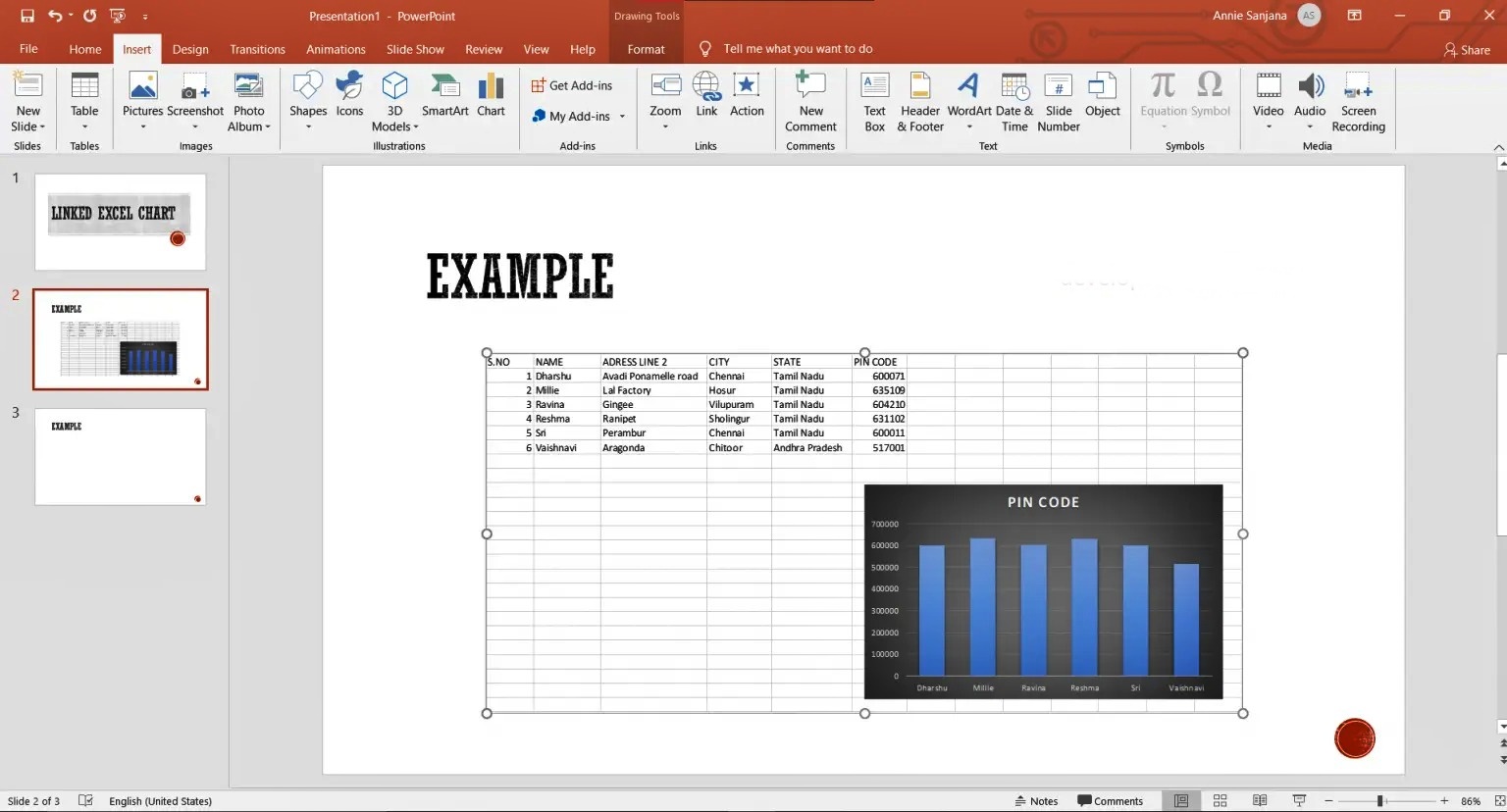 How To Add An Excel Chart To A PowerPoint Presentation