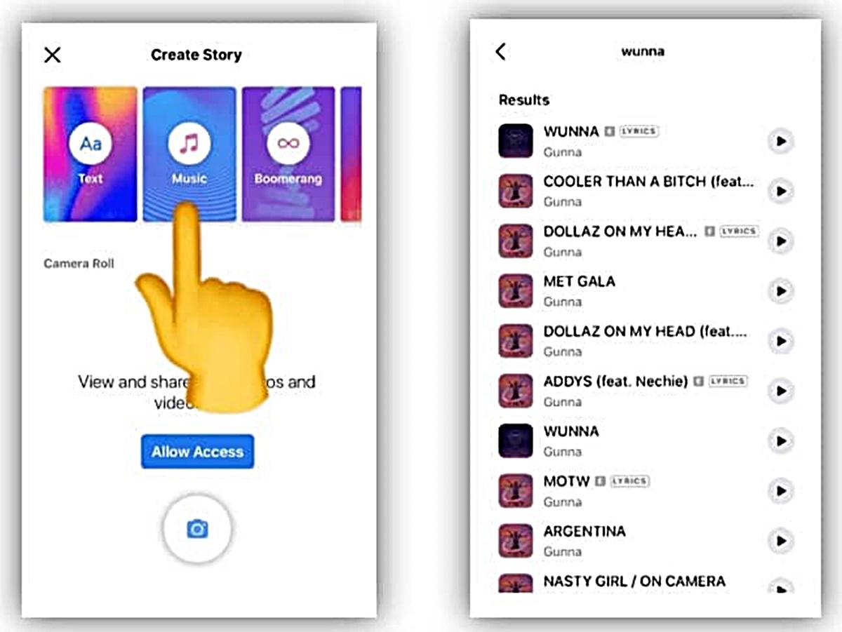 How To Add Music To A Facebook Story