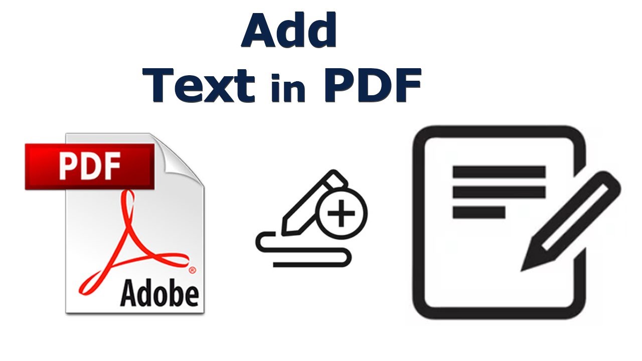 How To Add Text To A PDF File