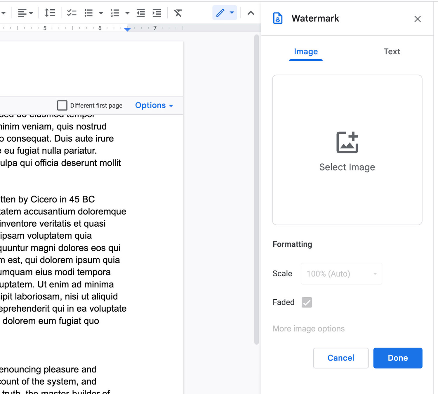 How To Add Watermarks To Google Docs