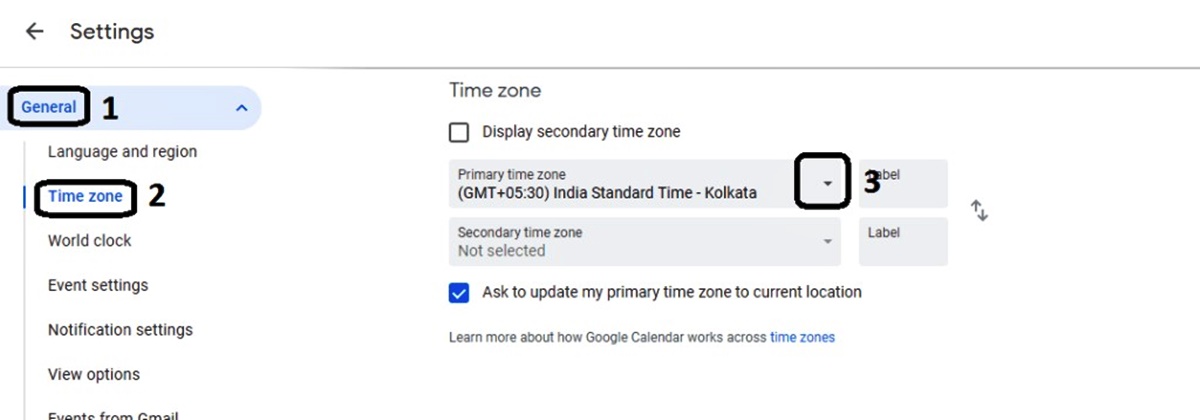 How To Adjust Your Time Zone In Gmail