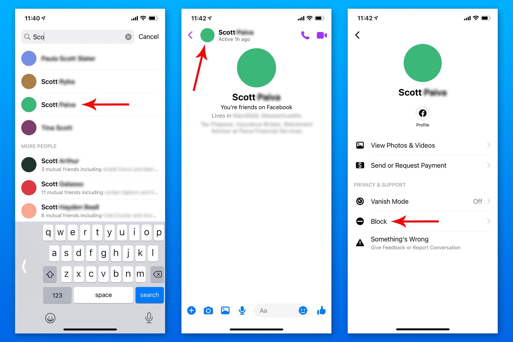 How To Block Someone On Facebook Messenger