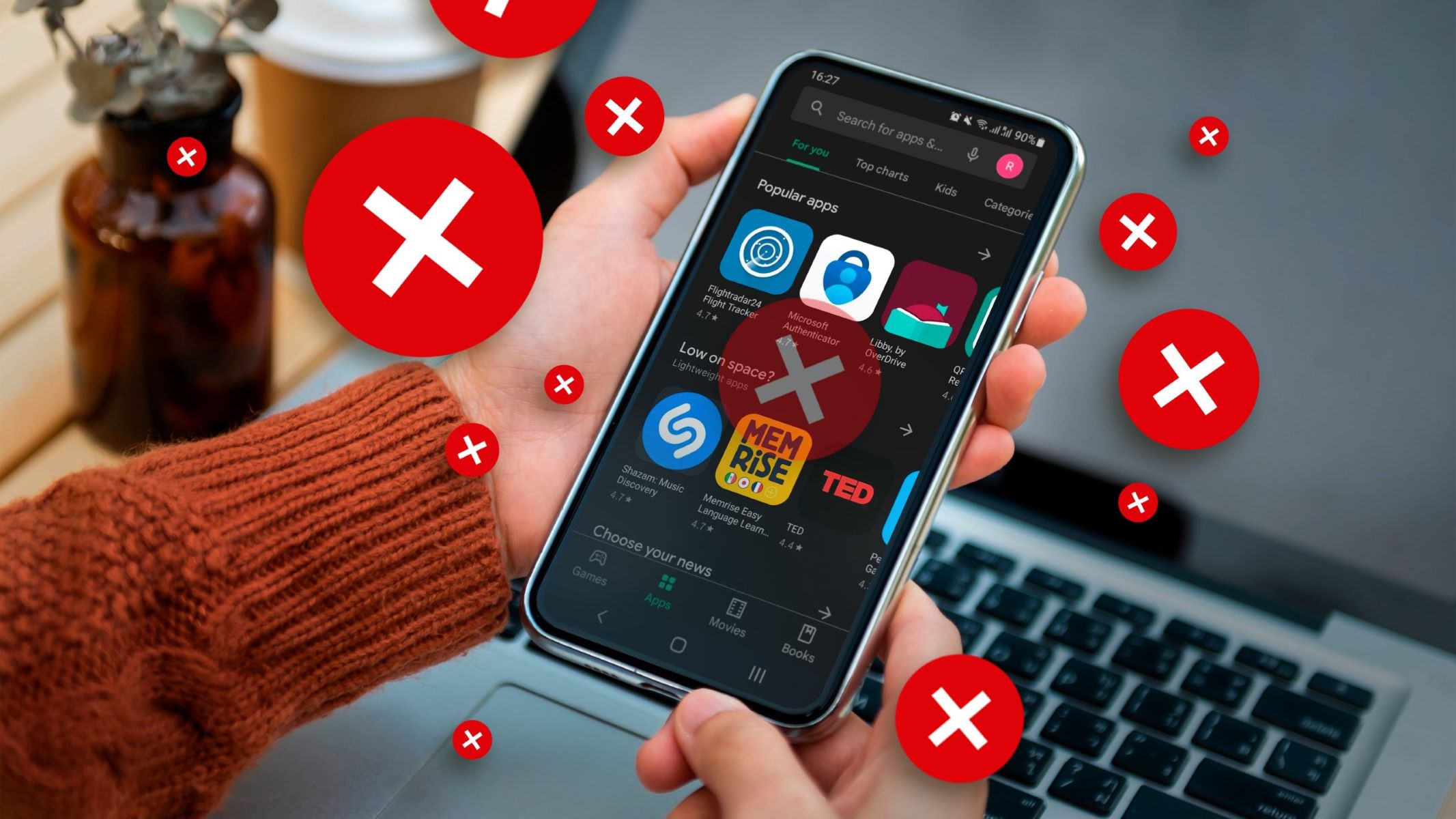 How To Cancel A Frozen App Download On Android