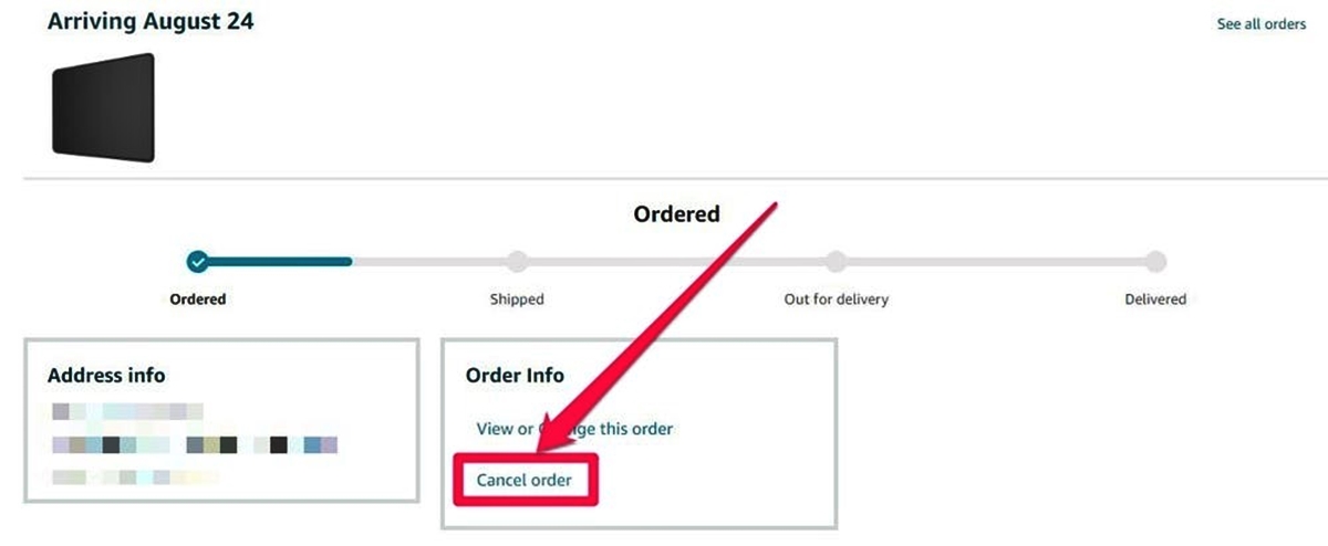 How To Cancel An Order On Amazon