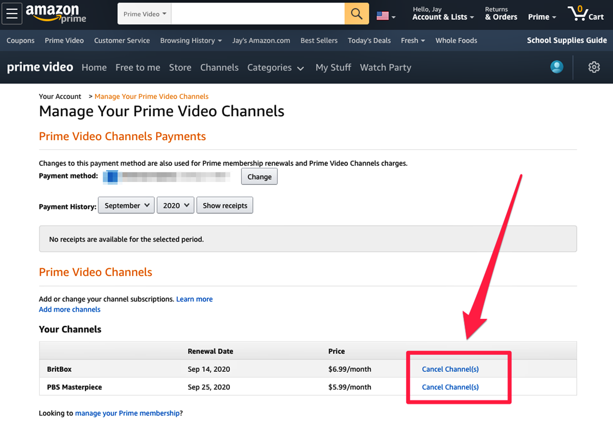 How To Cancel Paid TV Channel Subscriptions On Amazon