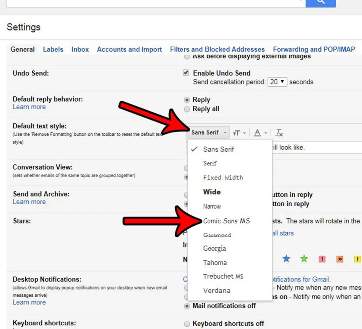 How To Change Gmail’s Default Font Options