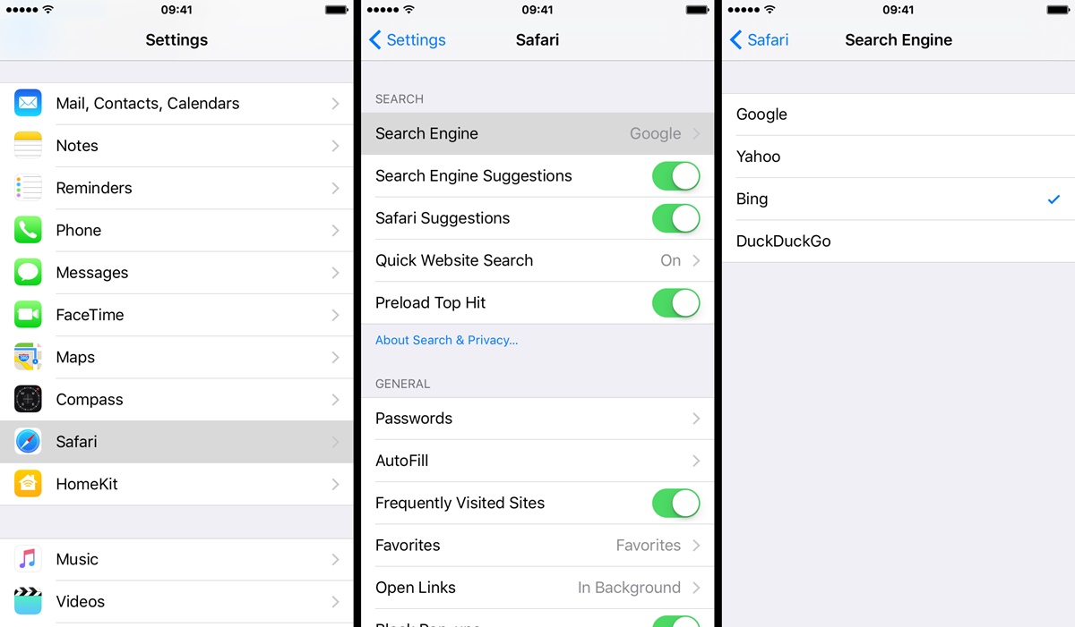 How To Change The Default Search Engine In Safari For IOS