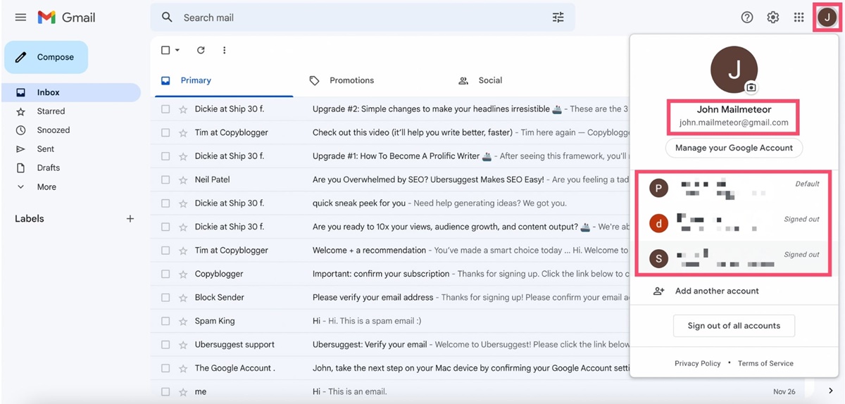 How To Change The Default Sending Account In Gmail
