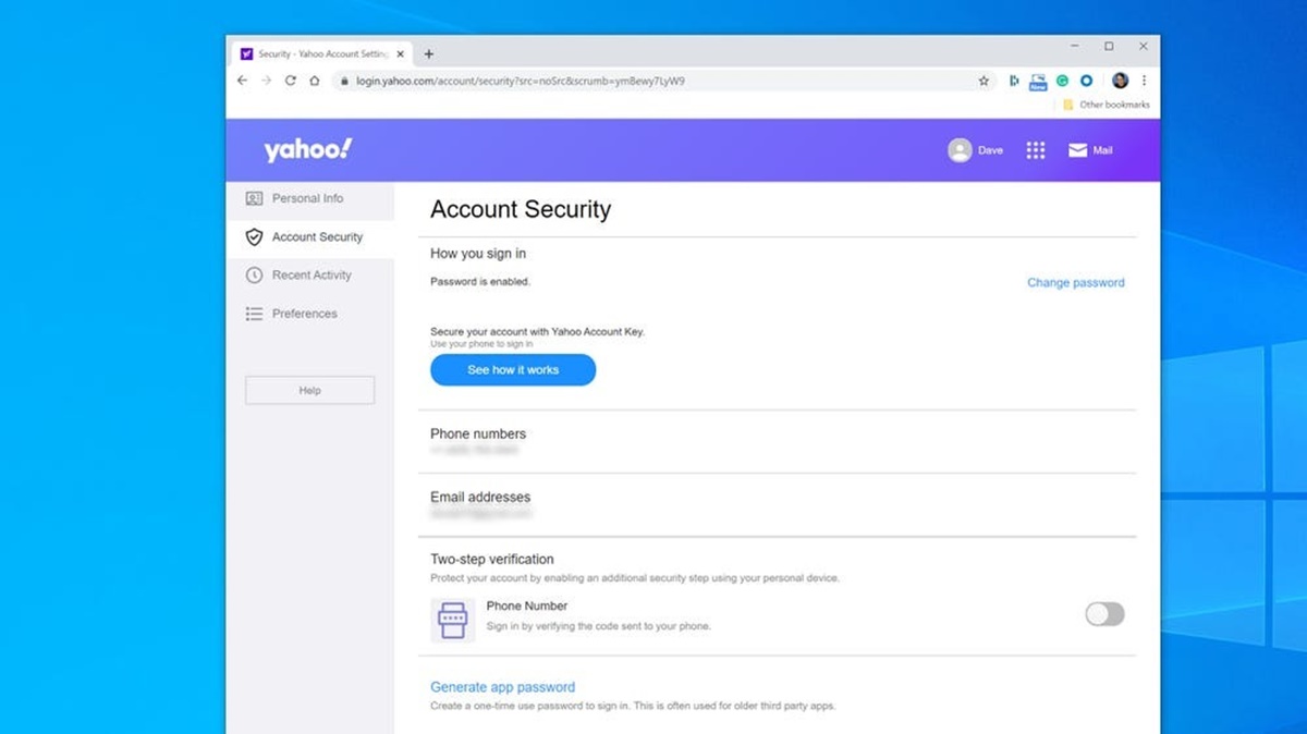 How To Change Your Yahoo Mail Password
