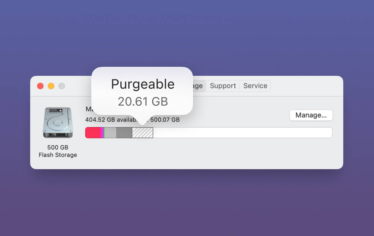 How To Clear Purgeable Space On Mac