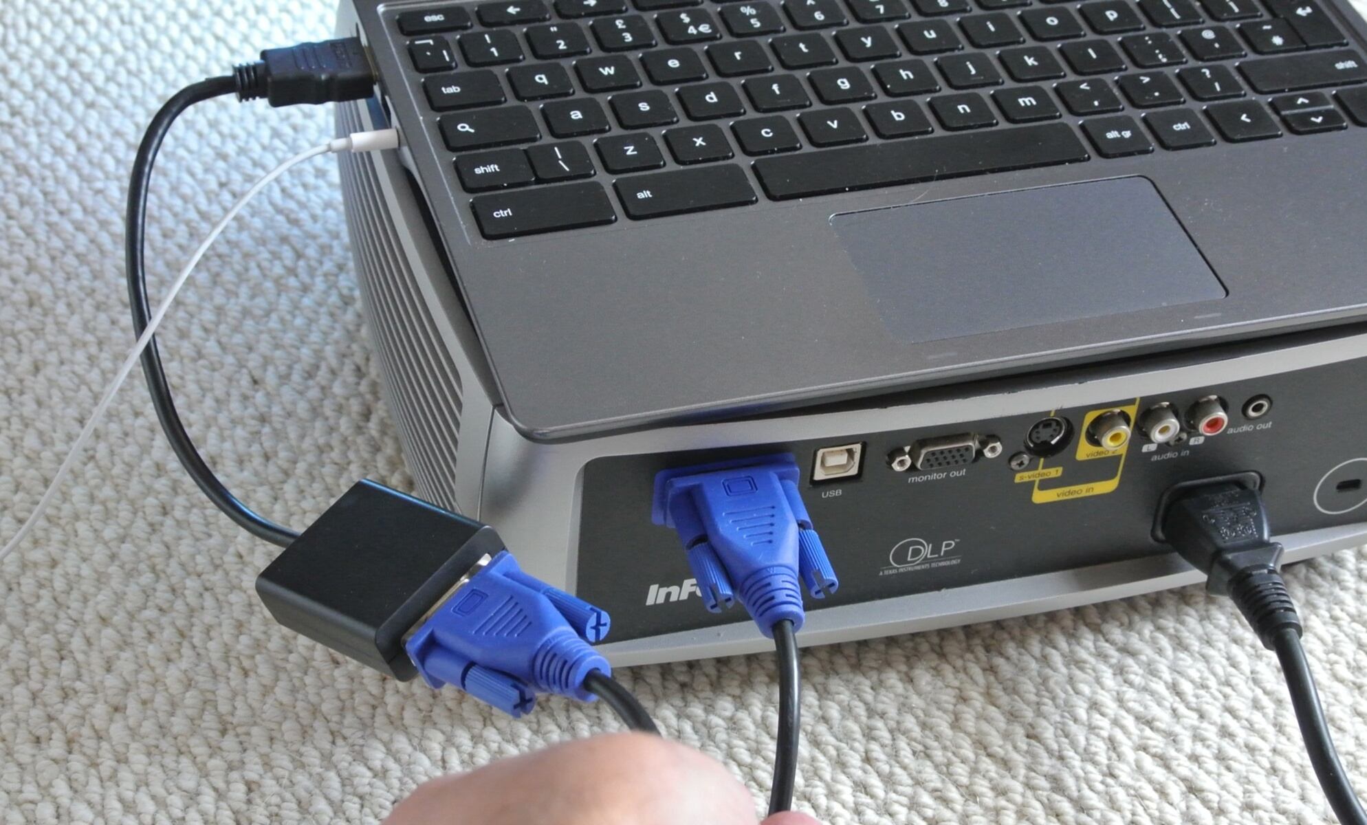 How To Connect A Laptop To A Projector