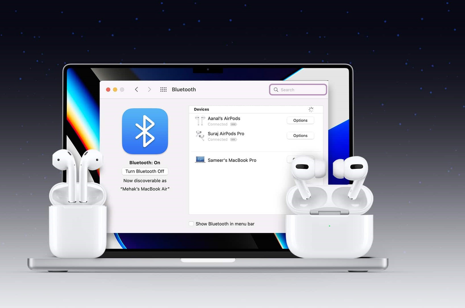 How To Connect AirPods To A MacBook Air