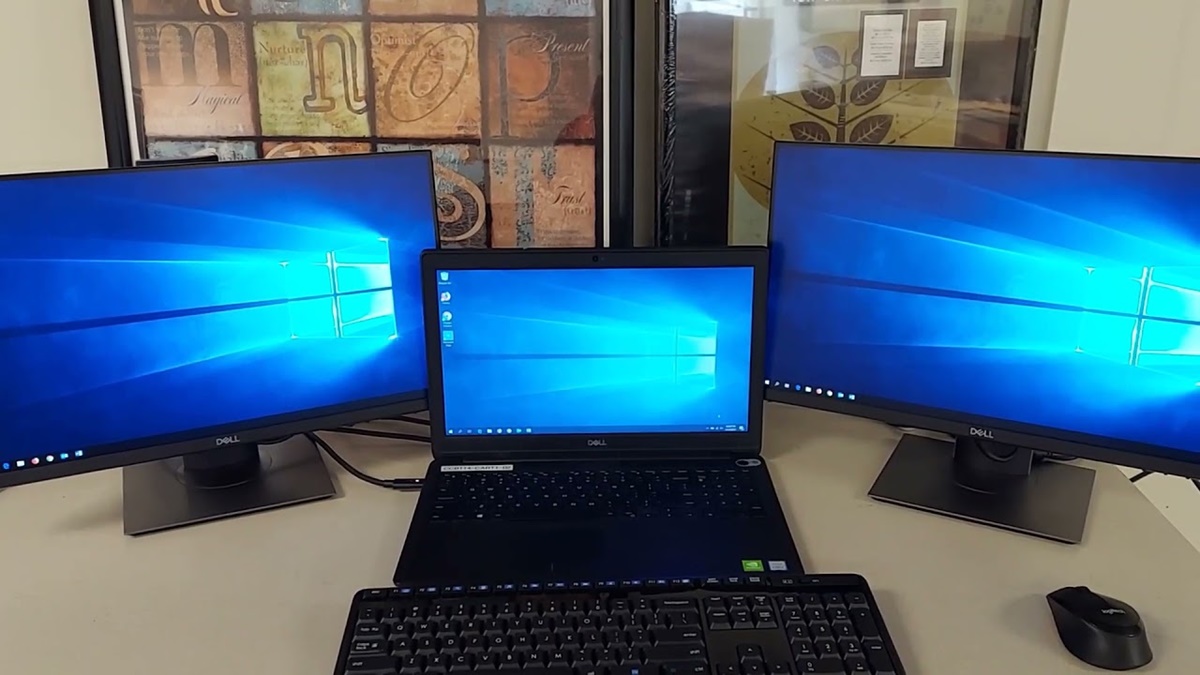 How To Connect Two Monitors To A Dell Laptop With A Docking Station