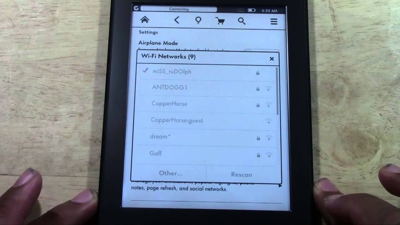 How To Connect Your Kindle To Wi-Fi