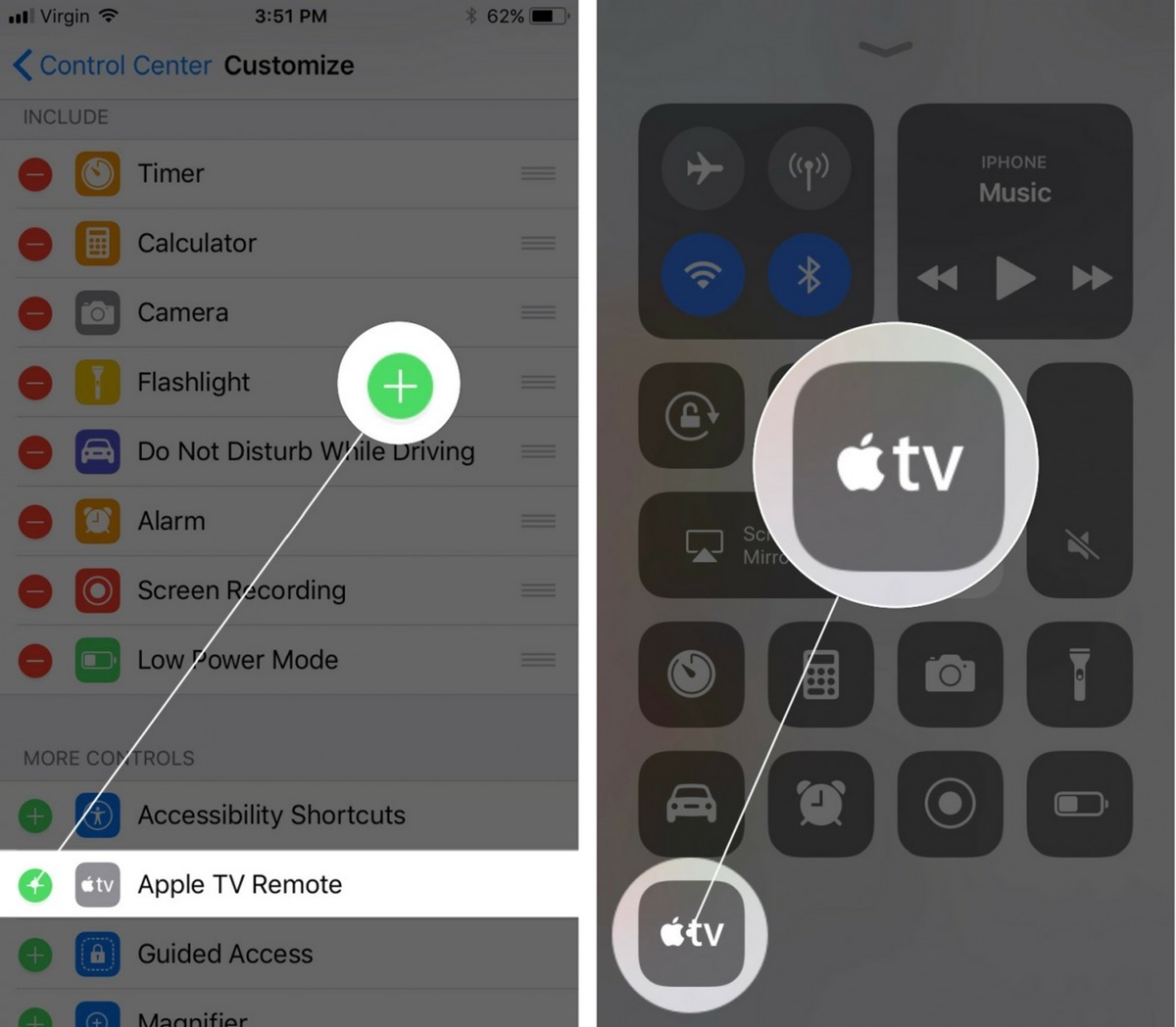 how-to-control-apple-tv-with-iphone-control-center