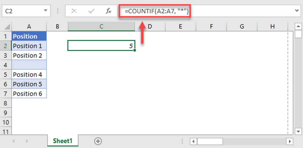 How To Count Blank Or Empty Cells In Google Sheets