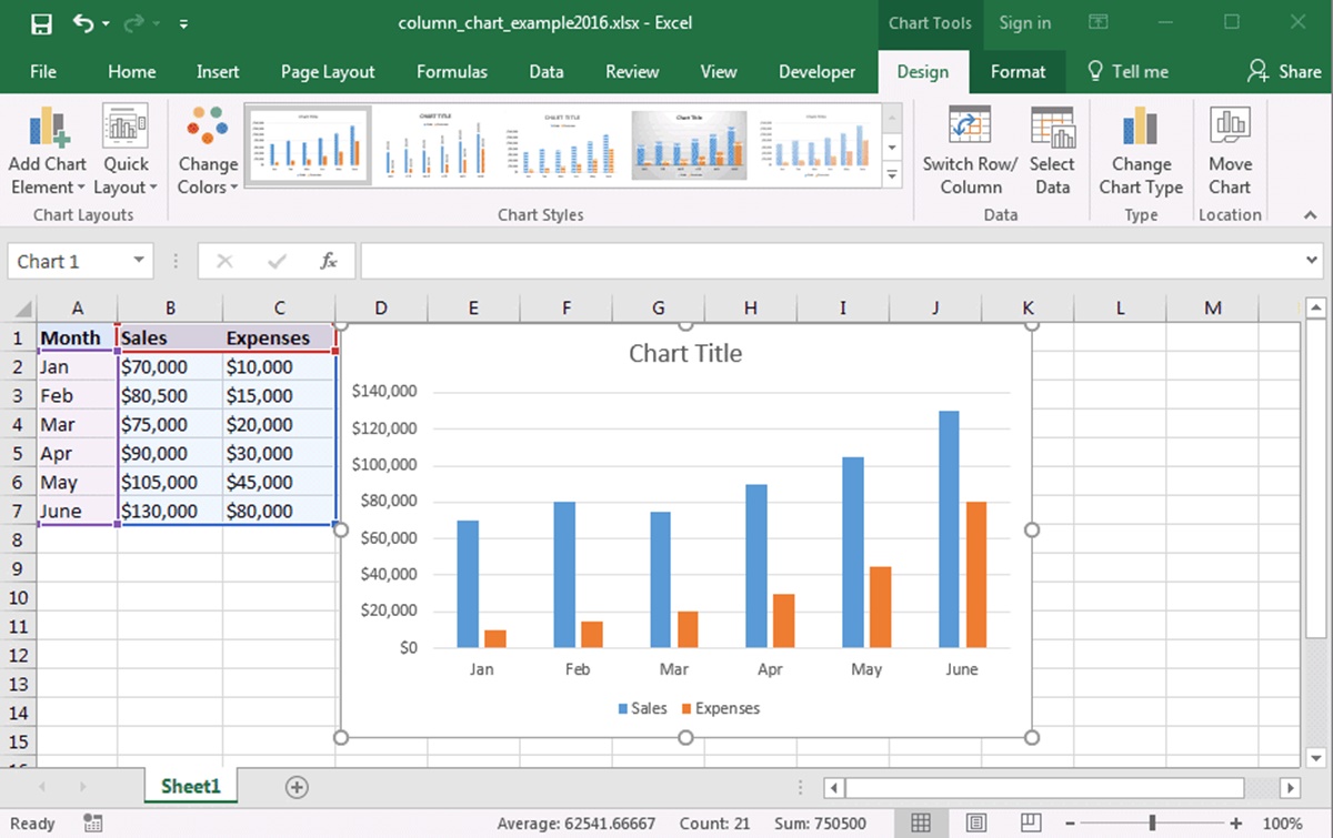 how-to-create-a-column-chart-in-excel