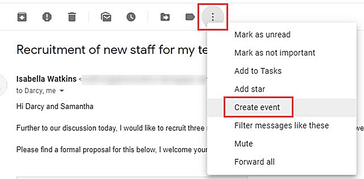 How To Create A Google Calendar Event From A Gmail Message