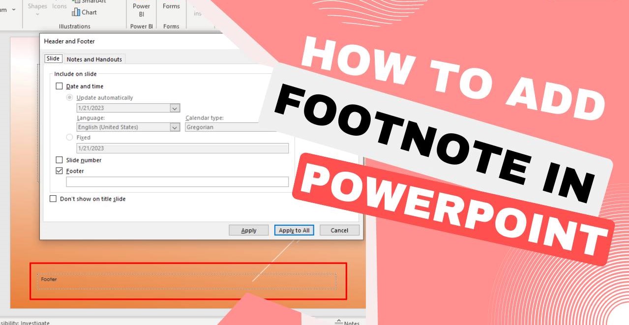 How To Create A PowerPoint Footnote