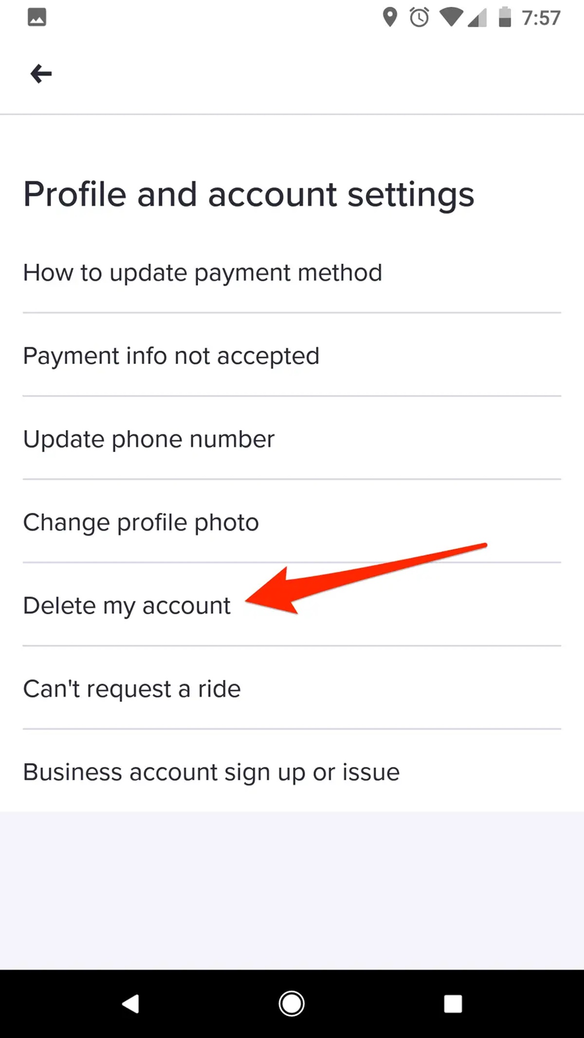 How To Delete A Lyft Account