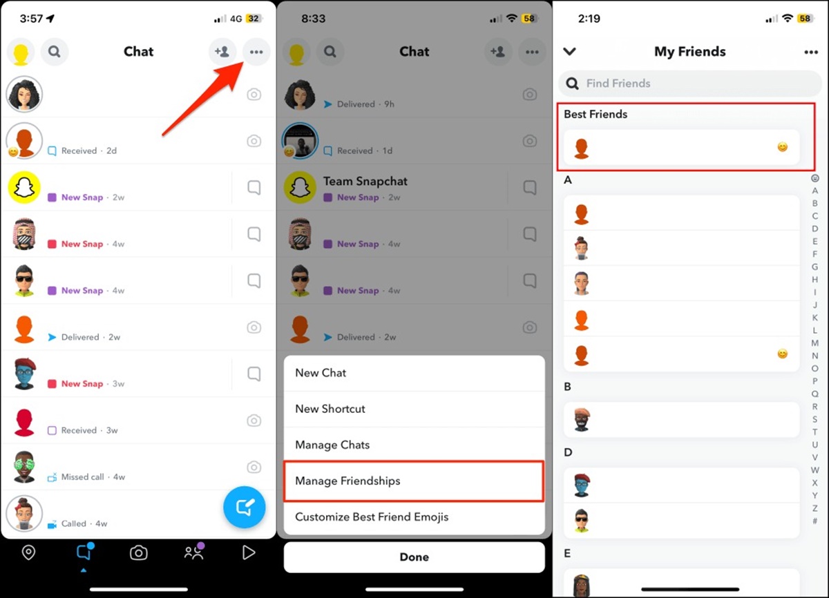 How To Delete Or Change Snapchat Best Friends