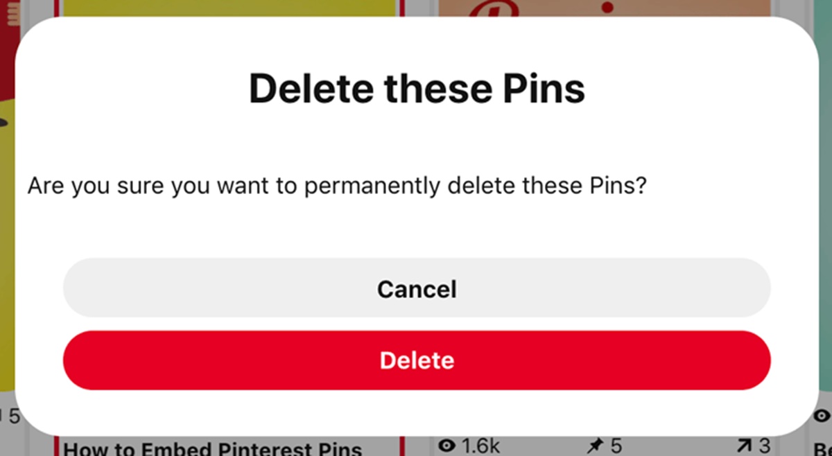 How To Delete Pins On Pinterest