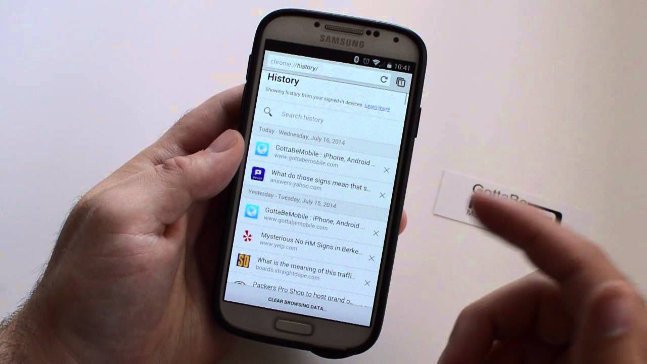 How To Delete Search History On Android Web Browsers