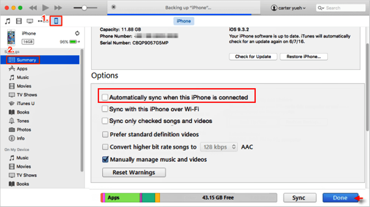 How To Disable iPhone And iPod Automatic Sync In iTunes