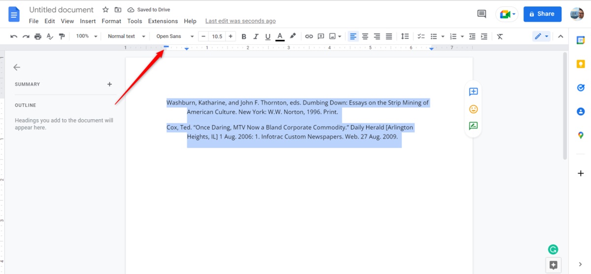 How To Do A Hanging Indent Google Docs CitizenSide