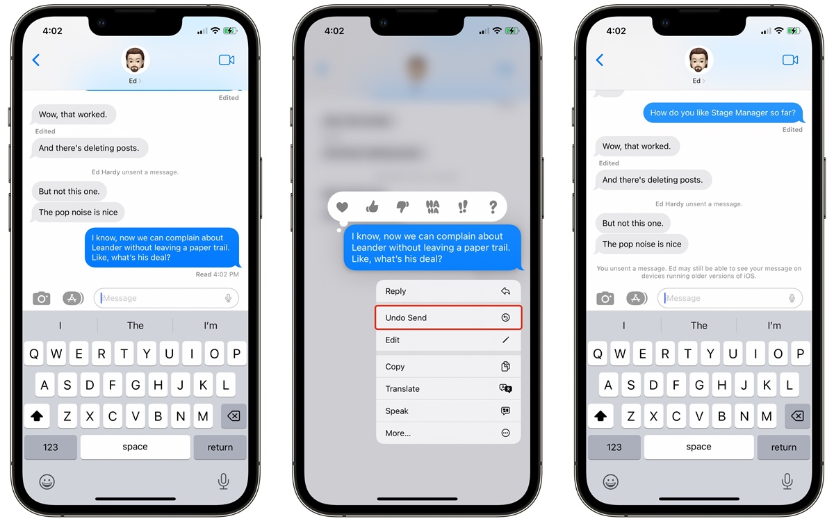 How To Edit Or Unsend A Message On iPhone