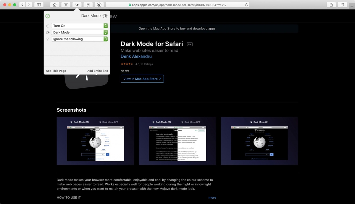How To Enable Safari Dark Mode