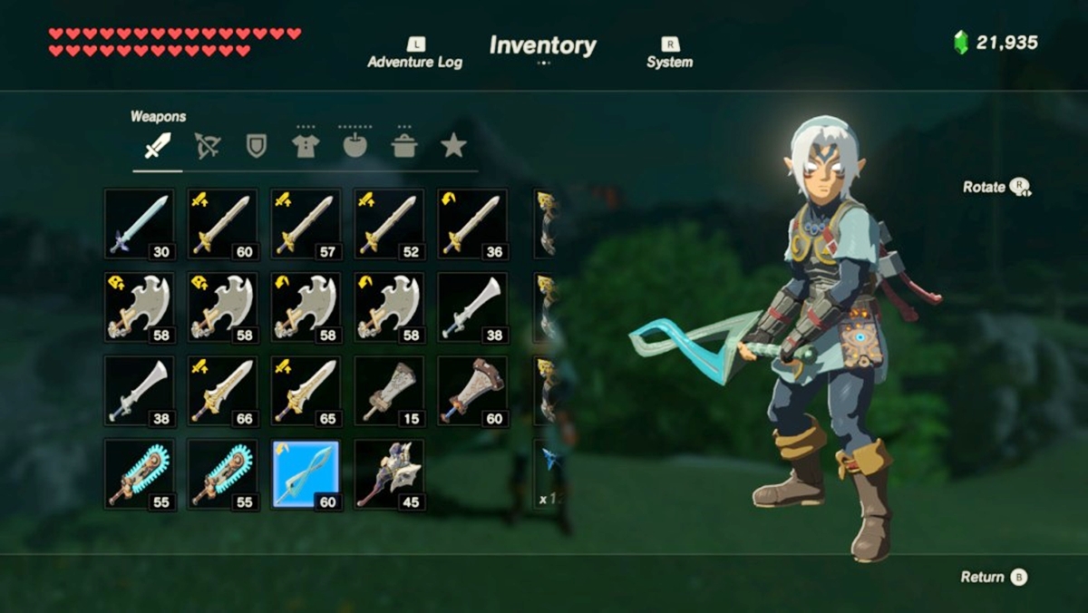 How To Find And Use The Best Weapons In Zelda: BOTW