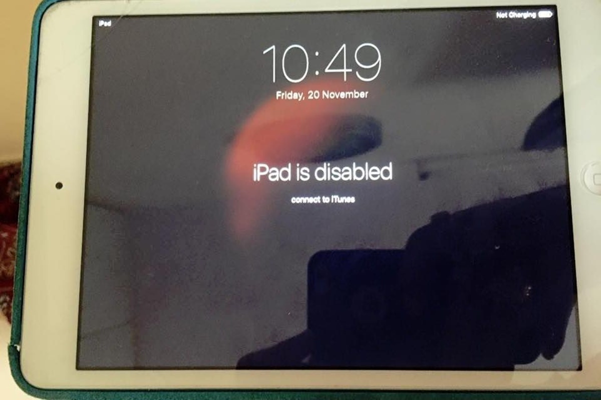 How To Fix A Disabled iPad