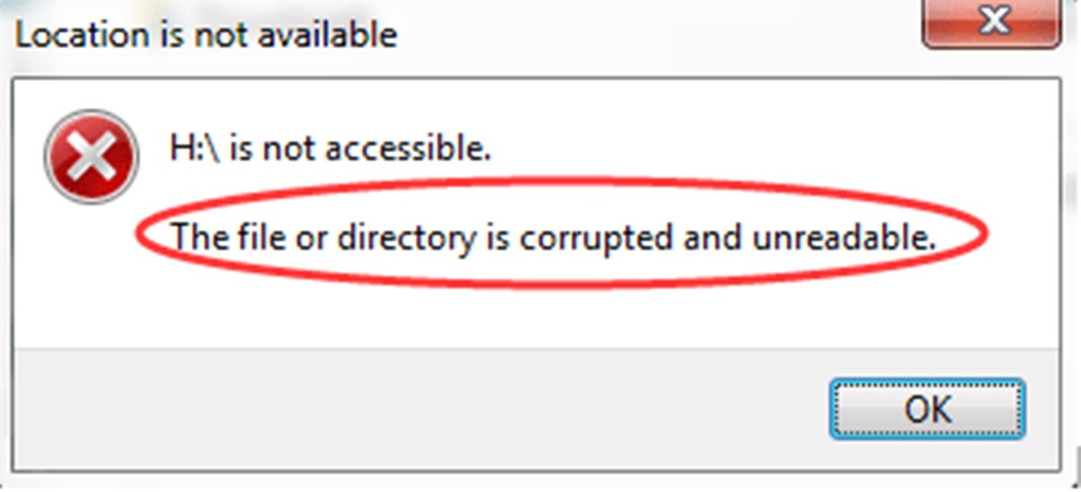 How To Fix ‘The File Or Directory Is Corrupted And Unreadable’ Errors