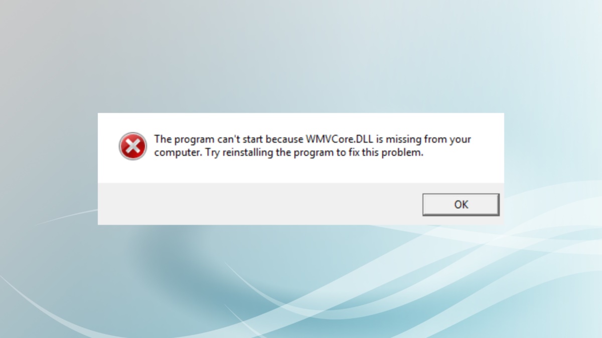 How To Fix Wmvcore.dll Is Missing Or Not Found Errors