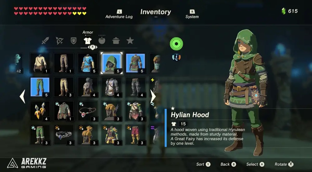 How To Get And Use Armor In Zelda: BOTW