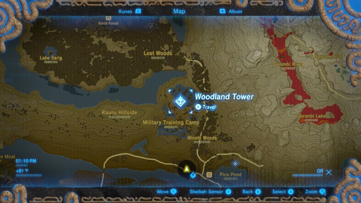 How To Get Through The Lost Woods In Zelda: BOTW
