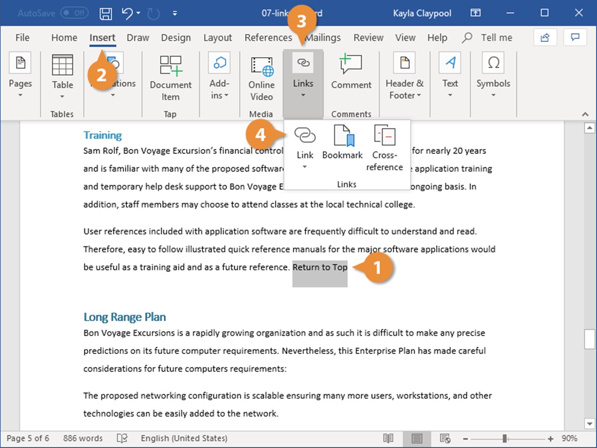 How To Hyperlink In Word Documents