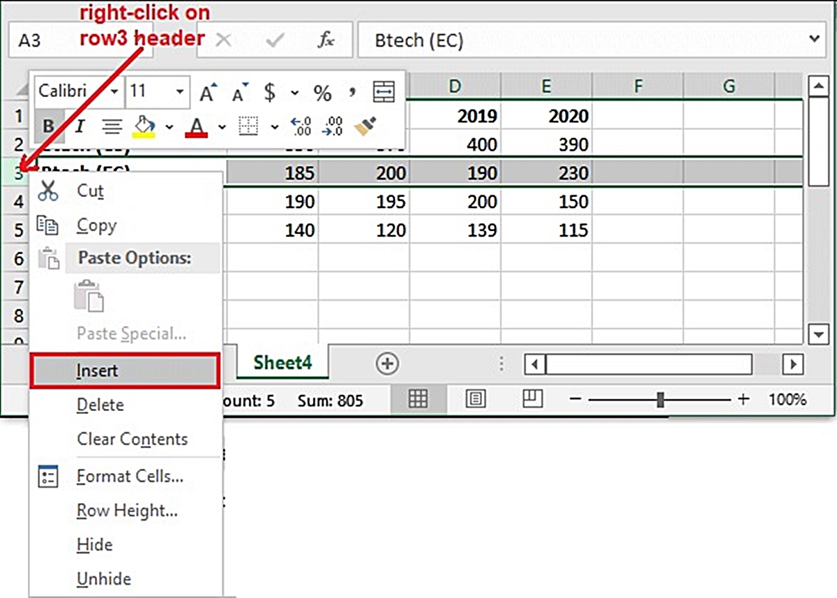 How To Insert Multiple Rows In Excel Spreadsheet