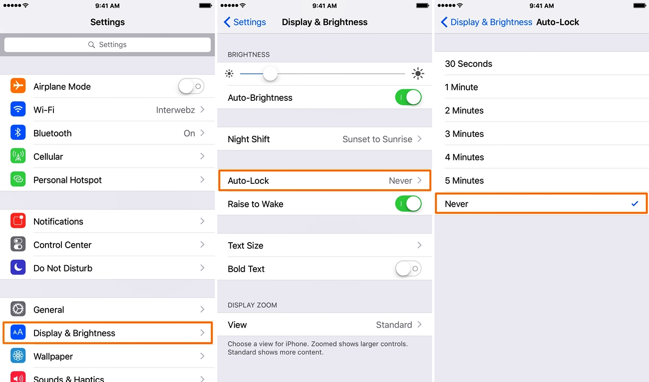 How To Keep iPhone Screen On